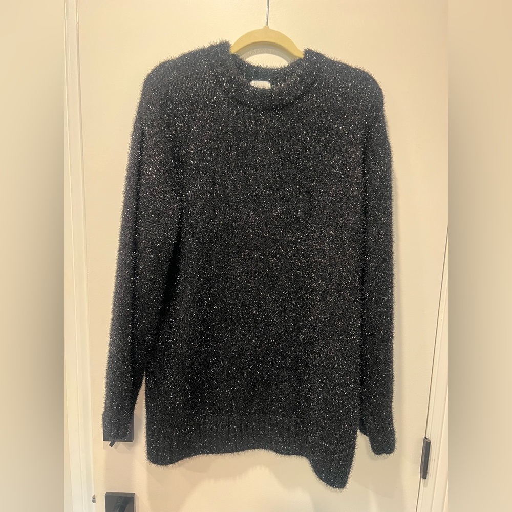 H&M Women’s Sparkling Black Sweater Dress